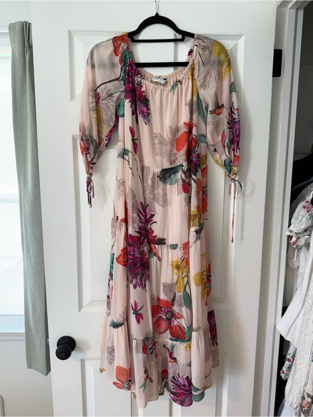 Trina Turk Silk Midi Dress